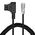 Miniatyrbild 1 av 5: D-tap till BMPCC 4K 2-polig låsande strömkabel för Pocket Cinema Camera 4K för V-monterat batteri