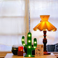 Miniatyrbillede 3 af 5: LED Kaktus Lampe, Sød Kaktus Natbordslampe Til Børneværelse Soveværelse Julegave Fest Have Hjem Dekorationer (grøn)