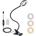 Miniatyrbillede 1 af 5: 360 Fleksibel LED Clip Lampe - 3 Tilstande & 10 Dæmpningsniveauer - Til Sengegavle, Soveværelser, Kontorer - 12w - Med CE Adapter - Sort