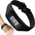 Pedometer Watch - Activity Tracker - Daily Exercise - Easy Tracking - 25x2.7cm - Black