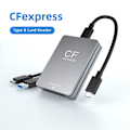 Miniatyrbild 5 av 5: CFexpress Typ B Kortläsare USB3.2 Gen2 10Gbps CFexpress Läsare Minneskortsadapter med /A Kabel