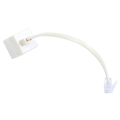 Pikkukuva 2 / 5: RJ11 6P4C Liitin 2 X Portti M / F Jakaja Puhelinsovitinkaapeli Beige
