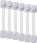 Twist 'N Lock Multifunktionell Spärr - Barnsäkerhetslås - Vit - 6-pack - Modell G1435