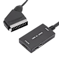 Pikkukuva 4 / 5: Scart-HDMI-muunnin, korkean resoluution ääni- ja videoyhteensopiva adapteriliitäntä