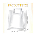 Miniatyrbilde 2 av 5: 10 Pakke Bryllup Klar Gavepose, Transparent Gaveposer Med Kraftig Håndtak, PVC-poser For Bryllup,