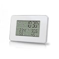 Miniatyrbild 1 av 5: Trådlös väderprognos väckarklocka LCD digital skärm utomhus hem väderprognos sensor klocka