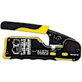 Miniatyrbillede 1 af 4: Tools A-vdv226-110 Pass Thru RJ45 Ratchet Kompakt Krympeværktøj, Gul/sort