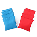 Miniatyrbillede 1 af 5: 8 stk. 10x10cm Cornhole Bean Bags Sæt Majsfyldte Cornhole Stofposer Træningsudstyr Til Udendørs Corn Hole Kastespil