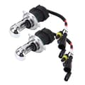 2 stk. H4 55w 6000k HID Pærer Xenon Lys Lamper, AC 12v