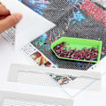 Miniatyrbilde 3 av 5: 3 stk. Diamant Tegne Linjal Mesh Linjal Rutenett DIY Diamant Tegne Linjal Tilbehør med 240/400 Tomme Rutenett 2024THO