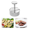 Miniatyrbild 5 av 5: Burger MeatPress, Premium Hamburgerpress i rostfritt stål, Justerbar hamburgareformare 2024THO