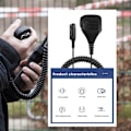 Miniatyrbild 5 av 5: Högkvalitativ IP54 Vattentät Portabel Högtalare Mikrofon Mic För Motorola e STP9000