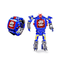 Miniatyrbild 1 av 5: Kreativ Robot Transformers Barnklocka, Stor Siffertavla Digital Klocka för Pojkar 2-14 År, Blå