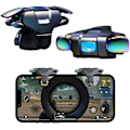 Miniatyrbild 1 av 5: PUBG Mobile Trigger Spelkontroll, 5-nivåer Automatisk Högfrekvent Klick Snabb Eld, L1R1 Trigger Trigger Skjut Mobiltelefon Spelkontroll Joystick för A