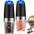 Miniatyrbilde 2 av 4: Elektrisk pepperkvern med justerbar grovhet og LED-lys - Perfekt for enhver anledning!