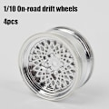 Miniatyrbilde 3 av 5: 4 stk. Felger Hjul For Tamiya Hsp Hpi 94123/122 Rc Bil Nav Deler Svart
