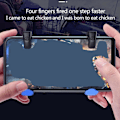 Pikkukuva 3 / 4: Mobiilipeli Ohjain Peliliipaisimet Herkät Joystickit Yhteensopiva - Pubg/Call Of Duty