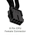 Miniatyrbild 5 av 5: EPS12V CPU 8-pin hona till CPU ATX 8-pin och ATX 4-pin hane strömförsörjningsförlängningskabel