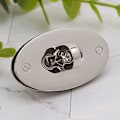 Miniatyrbild 5 av 5: Oval Twist Lås Väska för Case Catch Spänne Spänne För Handväskor Tillbehör DIY Cra