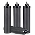 Miniatyrbilde 1 av 5: 4 Pakker Erstatnings Gravity System Filtre BB9-2 Svart For Berkey Vannfilter