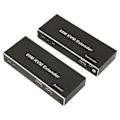 Miniatyrbillede 3 af 5: 60m KVM Extender Multifunktionel 1080P 60Hz HD Multimedia Interface KVM USB Extender til TV DVD-afspiller PC 100?240V