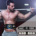 Miniatyrbild 2 av 5: Bälte för träning av magmuskler, fitnessapparat, magmaskin, bälte för magmuskeltoning, bärbar magmuskelstimulator, myoplasticitet, 10 träningsmönster