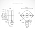 Miniatyrbillede 4 af 5: Til Voron 2.4 NEMA14 36mm Motor Rund Pancake til Orbiter Sherpa 3D Printer Voron Mini Ekstruder