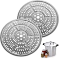 Miniatyrbild 1 av 4: 2-pack 11-tums tryckkokare burkställ / burkställ för tryckkokare - rostfritt stål - kompatibel med Presto
