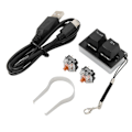 Miniatyrbilde 2 av 5: To-tasters tastatur USB kablet OSU Hot Swappable RGB bakgrunnsbelyst programmerbart mekanisk gamingtastatur