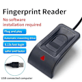 Miniatyrbild 2 av 5: Biometrisk USB-läsare för fingeravtryck för Win10/11 - Säker inloggning med Hello Biometrics