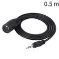 Miniatyrbilde 4 av 5: 2-pakning Type-A MIDI til 3,5 mm Adapter 20 tommer Kabel, Lydkabel