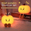 Miniatyrbillede 3 af 5: Natlampe Sød Græskar Silikon Lampe Halloween Bærbar med Timer Berøring, Tilbud