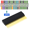 Miniatyrbild 3 av 5: 2x20-pin 40Pin för extra hög kvinnlig staplingshuvud för Pi modell B+ Pi 2 3 4B med akrylbas