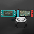 Pikkukuva 5 / 5: Switch Pro -ohjaimelle ohjelmoitavilla takapainikkeilla, valkoinen+musta