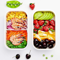Pikkukuva 5 / 5: Pinottava Bento Lounasrasia 1,6L Lounasrasia Ruokailuvälinesetillä, BPA-vapaa, Tiivis, Aterioiden ja Välipalojen Pakkaamiseen Matkalla (Pinkki) 2025.