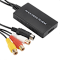 Miniatyrbilde 2 av 5: S-Video HDMI-kompatibel Audio Vdieo Konverter Adapter for PS2/ for PS3 STB 2025th