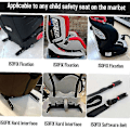 Pikkukuva 3 / 5: Universaali Auton Lastenistuimen Kiinnityssetti Isofix-Vyöliittimelle, Musta