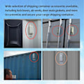 Miniatyrbillede 3 af 5: 8-pak Container Luftventil, Reducerer Varme og Fugtighed for Fragtkontainere Flow Ventilationssæt 2025th