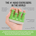 Miniatyrbillede 2 af 4: Håndtræner, Fingertræner (grebforstærker), Fjederbelastet, Fingerstempel-system, Isoler og træn 2 lbs/lbs pr. finger