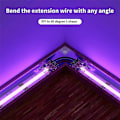 Miniatyrbilde 2 av 5: 10 mm koblinger for COB RGB LED-striper 4-pin, dobbelt endeforlengelseskoblinger til 4-pinsplugg 5.
