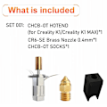 Miniatyrbillede 5 af 5: -ot Hotend Opdateret Kit K1 Hotend Til Ekstruder K1 3d Printer K1 Max - Printer(a)