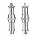 Miniatyrbillede 1 af 4: 2 Stykker Standard 1/4 Til 3/8 Tommer Metal Han Konverter Gevindskrue Adapter Spigot Stud Til Stativ