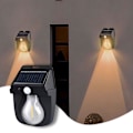 Miniatyrbild 2 av 5: Utomhus solcellslampa volfram sensor vägglampa