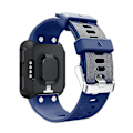 Miniatyrbillede 1 af 2: Udskiftnings blød silikone armbånd kompatibelt med Garmin Forerunner 35 (blå)
