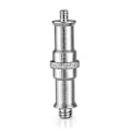 Miniatyrbillede 4 af 4: 2 Stykker Standard 1/4 Til 3/8 Tommer Metal Han Konverter Gevindskrue Adapter Spigot Stud Til Stativ