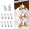 Klädhängare Anslutningskrok – Organizer – Vit, 30-Pack