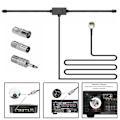 Miniatyrbillede 1 af 5: DAB FM Radio Antenne FM Dipol Antenne Audio Stikkontakt til Stereo Receiver
