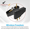 Miniatyrbillede 4 af 5: Bluetooth 5.3 Flyveplansadapter A2DP Transmitter til Aonic 40 50 Trådløse Støjreducerende Hovedtelefoner