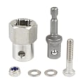 Miniatyrbild 1 av 5: Sladdlös Borr Adapter Borrbit Adapter med 1/2 Tums Socket Bit för Trailer Jack Vevarm