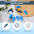 Miniatyrbilde 3 av 5: 6 stk. erstatningsbittventil for Camelbak, drikkesystemmunnstykke med 2 slanger